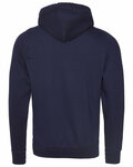 Just Hoods By AWDis JHA021 Men's 80/20 Heavyweight Cross Over Neck Hooded Sweatshirt Back Thumbnail