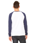 bella + canvas 3000c men's jersey long-sleeve baseball t-shirt Back Thumbnail