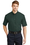 CornerStone SP18 Short Sleeve SuperPro ™ Twill Shirt Front Thumbnail