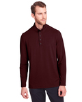 North End NE400 Men's Jaq Snap-Up Stretch Performance Pullover Back Thumbnail