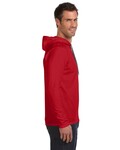 Anvil by Gildan 987AN Cotton Long Sleeve Hooded T-Shirt Side Thumbnail