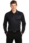 sport-tek st657 long sleeve micropique sport-wick ® polo Front Thumbnail