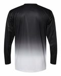 badger sport 4204 ombre l/s tee Back Thumbnail