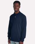 jerzees 437lr dri-power® long sleeve polo Side Thumbnail