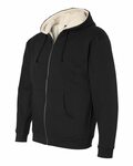 independent trading co. exp40shz sherpa-lined full-zip hooded sweatshirt Side Thumbnail