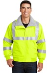 port authority srj754 enhanced visibility challenger™ jacket with reflective taping Front Thumbnail
