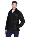 harriton m990t men's tall full-zip fleece Side Thumbnail