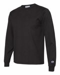 champion cd200 unisex long-sleeve garment dyed t-shirt Side Thumbnail