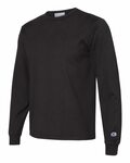 Champion CD200 Unisex Long-Sleeve Garment Dyed T-Shirt Side Thumbnail