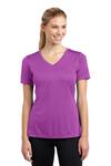 sport-tek lst353 ladies posicharge ® competitor™ v-neck tee Front Thumbnail