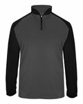 Badger Sport 4006 Ultimate Softlock Sport 1 /4 Zip Front Thumbnail