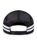 pacific headwear p115 low-profile stripe trucker cap Back Thumbnail