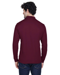 CORE365 88192 Men's Pinnacle Performance Long-Sleeve Piqué Polo Back Thumbnail