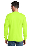 Port & Company PC54LS Long Sleeve Core Cotton Tee Back Thumbnail