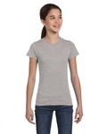 LAT 2616 Girls' Fine Jersey T-Shirt Front Thumbnail