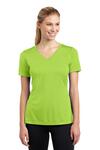 Sport-Tek LST353 Women's PosiCharge ® Competitor™ V-Neck Tee Front Thumbnail
