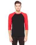 bella + canvas 3200 unisex 3/4-sleeve baseball t-shirt Front Thumbnail