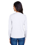 a4 nw3002 ladies' long sleeve cooling performance crew shirt Back Thumbnail