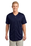 Sport-Tek ST220 PosiCharge ® Tough Mesh Full-Button Jersey Front Thumbnail