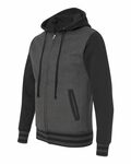 Independent Trading Co. IND45UVZ Unisex Varsity Full-Zip Hooded Sweatshirt Side Thumbnail