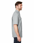 Dri Duck 4445DD Men's Crossroad Dobby Short-Sleeve Woven Shirt Side Thumbnail