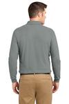 Port Authority TLK500LS Tall Silk Touch™ Long Sleeve Polo Back Thumbnail