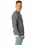 Hanes P1607 Unisex Ecosmart® 50/50 Crewneck Sweatshirt Side Thumbnail