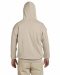 gildan g185 adult heavy blend™ 8 oz., 50/50 hooded sweatshirt Back Thumbnail