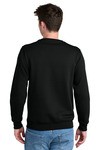 port & company pc78pkt core fleece crewneck pocket sweatshirt Back Thumbnail