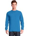 Next Level 7451 Adult Inspired Dye Long-Sleeve Crew with Pocket Front Thumbnail