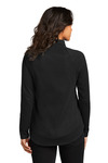 port authority lk870 ladies c-free ™ cypress 1/4-zip Back Thumbnail