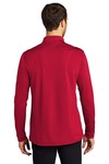port authority k110ls dry zone ® uv micro-mesh long sleeve polo Back Thumbnail
