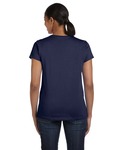 hanes 5680 ladies' essentials relaxed fit t-shirt Back Thumbnail