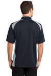 cornerstone cs416 select snag-proof two way colorblock pocket polo Back Thumbnail