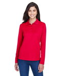 core365 78192 ladies' pinnacle performance long-sleeve piqué polo Side Thumbnail