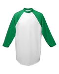 Augusta Sportswear AG4420 Baseball 3/4 Sleeve Tee 2.0 Front Thumbnail