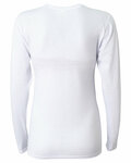 a4 nw3029 ladies' long-sleeve softek t-shirt Back Thumbnail
