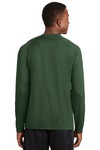 sport-tek t473ls dry zone ® long sleeve raglan t-shirt Back Thumbnail