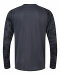 paragon sm0216 cayman performance camo colorblock long sleeve t-shirt Back Thumbnail