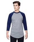 Augusta Sportswear AG4420 Baseball 3/4 Sleeve Tee 2.0 Side Thumbnail