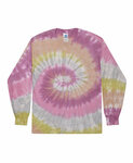 tie-dye cd2000 adult 5.4 oz. 100% cotton long-sleeve t-shirt Front Thumbnail