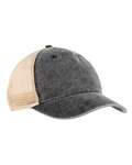 authentic pigment ap1924 pigment-dyed trucker cap Front Thumbnail