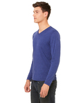 bella + canvas 3425 unisex jersey long-sleeve v-neck t-shirt Side Thumbnail