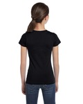 lat 2616 girls' fine jersey t-shirt Back Thumbnail