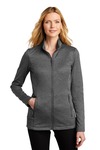 port authority l905 ladies collective striated fleece jacket Front Thumbnail