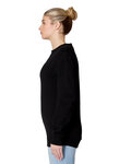 lane seven ls16004 unisex urban pigment-dyed crewneck sweatshirt Side Thumbnail