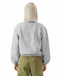 american apparel rf494 ladies' reflex fleece crewneck sweatshirt Back Thumbnail