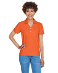 Devon & Jones D100W Ladies' Pima Piqué Y-Collar Polo Front Thumbnail
