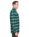 backpacker bp7091t men's tall stretch flannel shirt Side Thumbnail