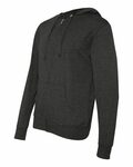 independent trading co. ss150jz lightweight jersey full-zip hooded t-shirt Side Thumbnail